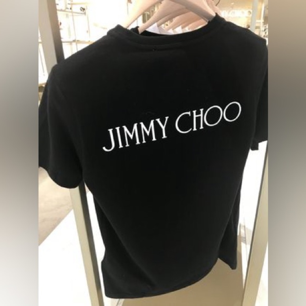 Jimmy Choo Logo T-Shirt Black